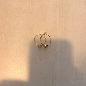 Chic Gold-Tone Hoop Earrings